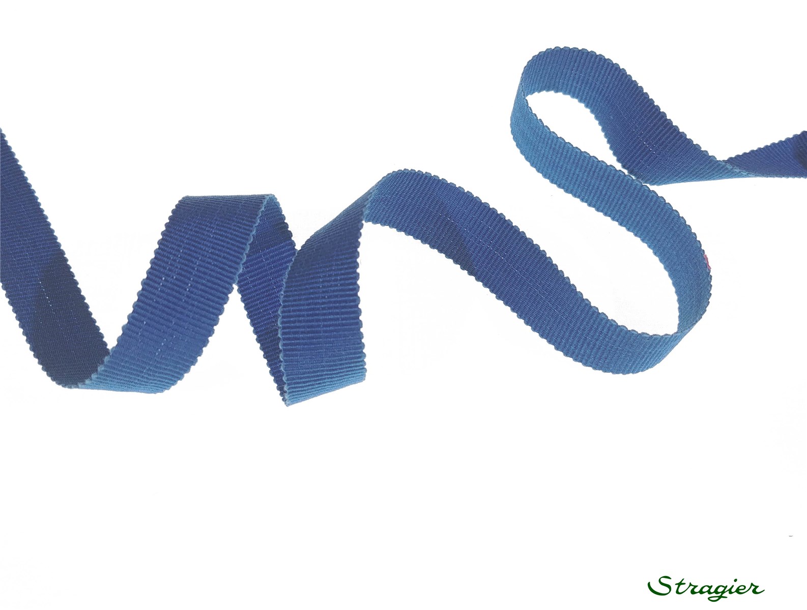 Grosgrain - Cotton - Plain - Bleu - 15 mm