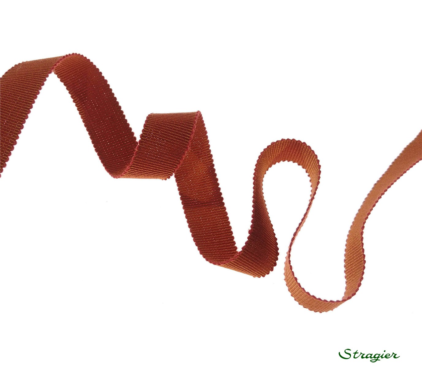 Gros Grain "A L'Ancienne" - Uni - Paprika - 15 mm