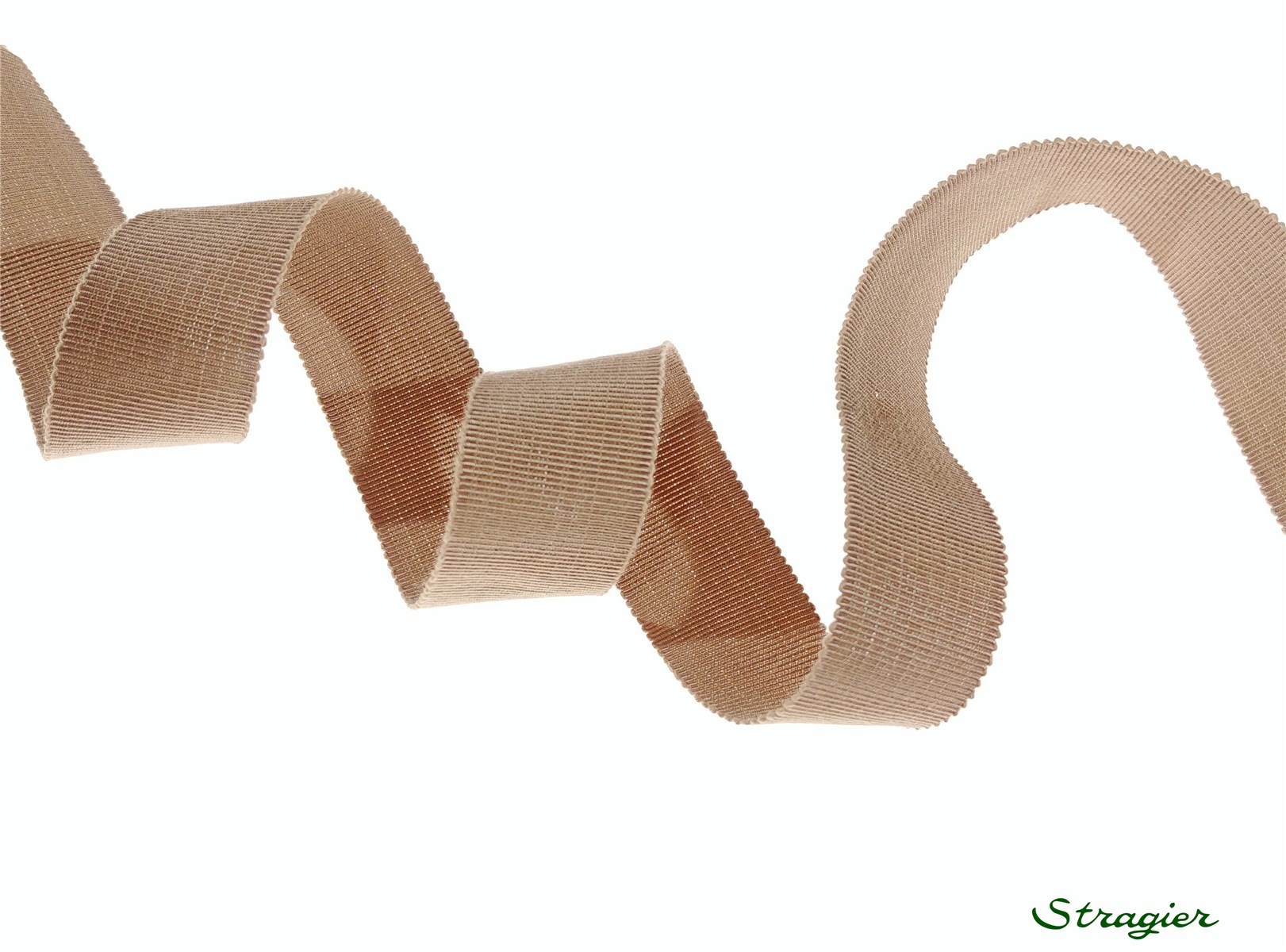 Grosgrain "Savoir-Faire" - Plain - Vison - 25 mm