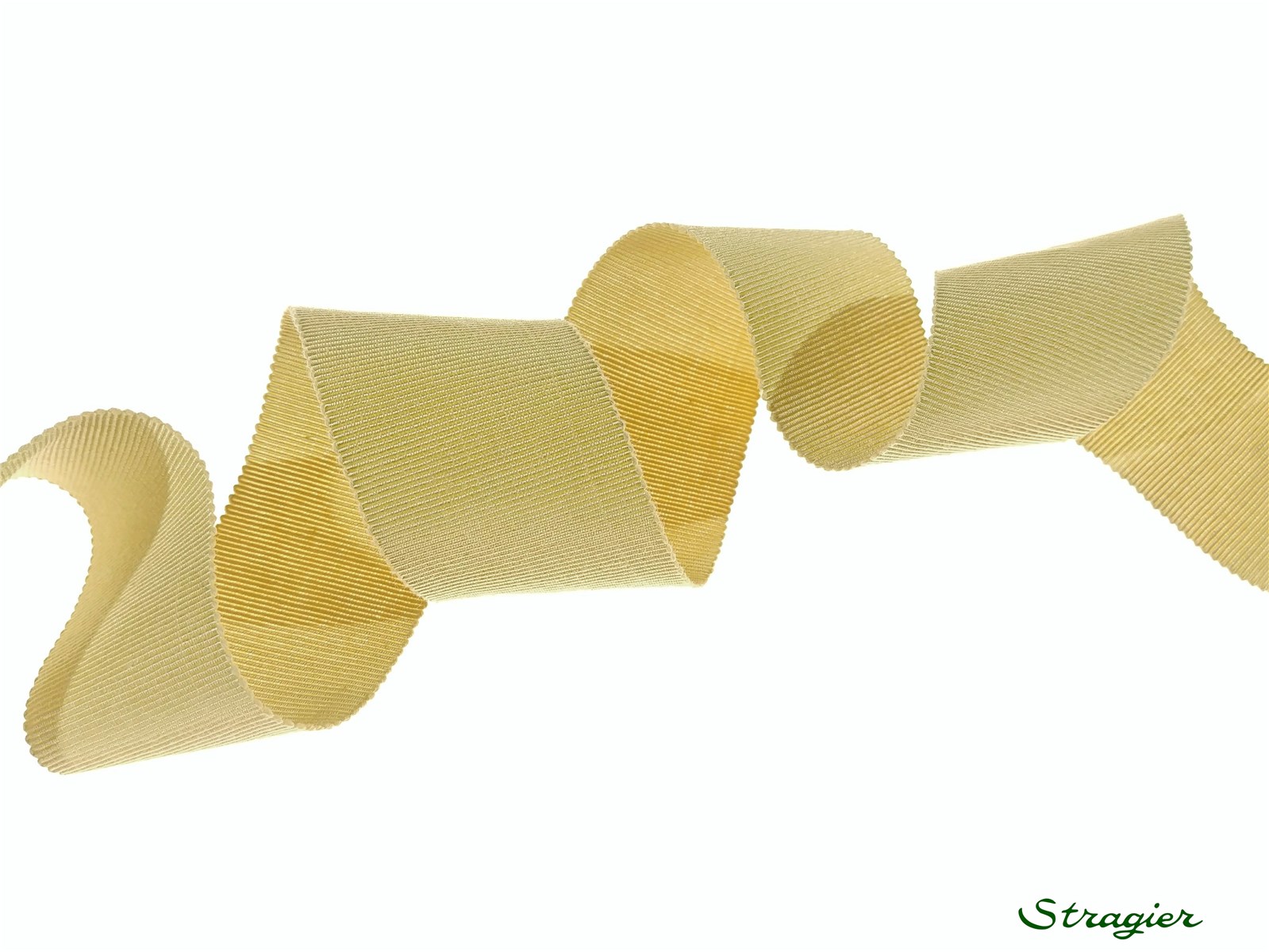 Gros Grain "Savoir-Faire" - uni - Tilleul - 38 mm