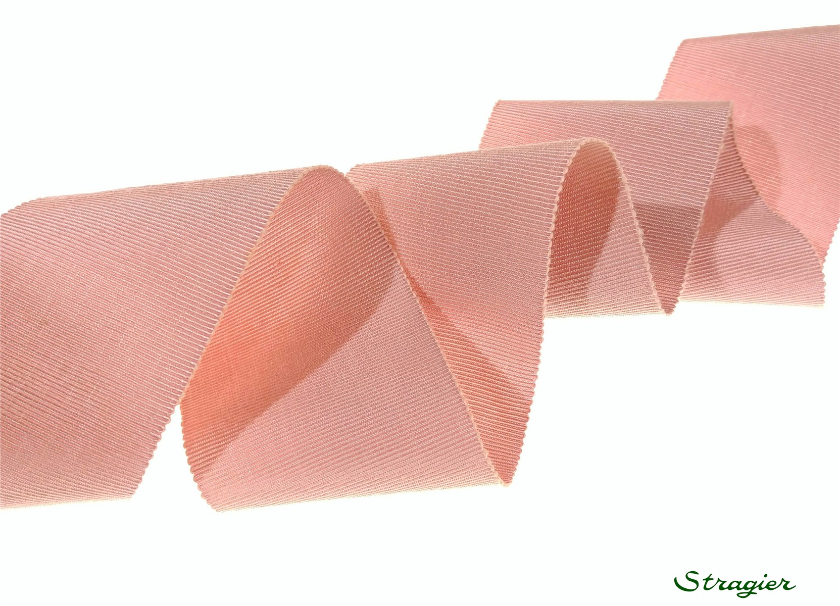 Grosgrain "Savoir-Faire" - Plain - Rose Poudré - 50 mm