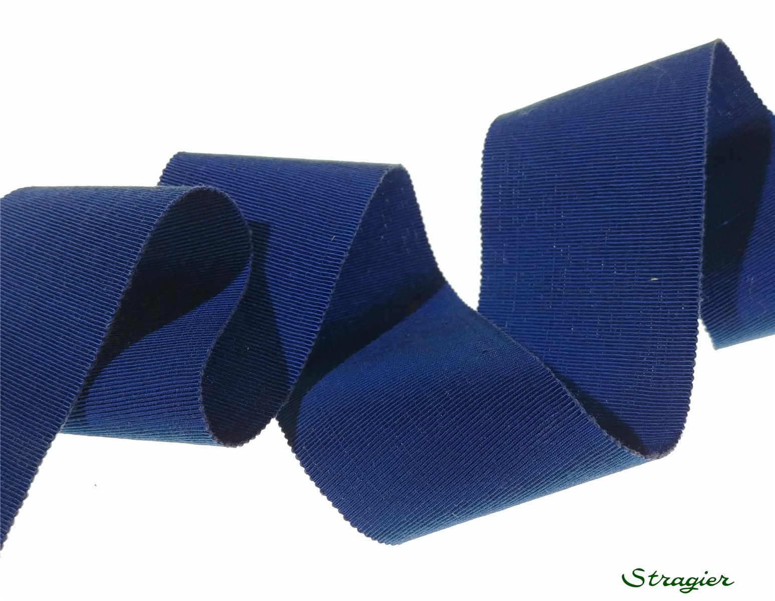 Grosgrain "Savoir-Faire" - Plain - Bleu Insigne - 50 mm