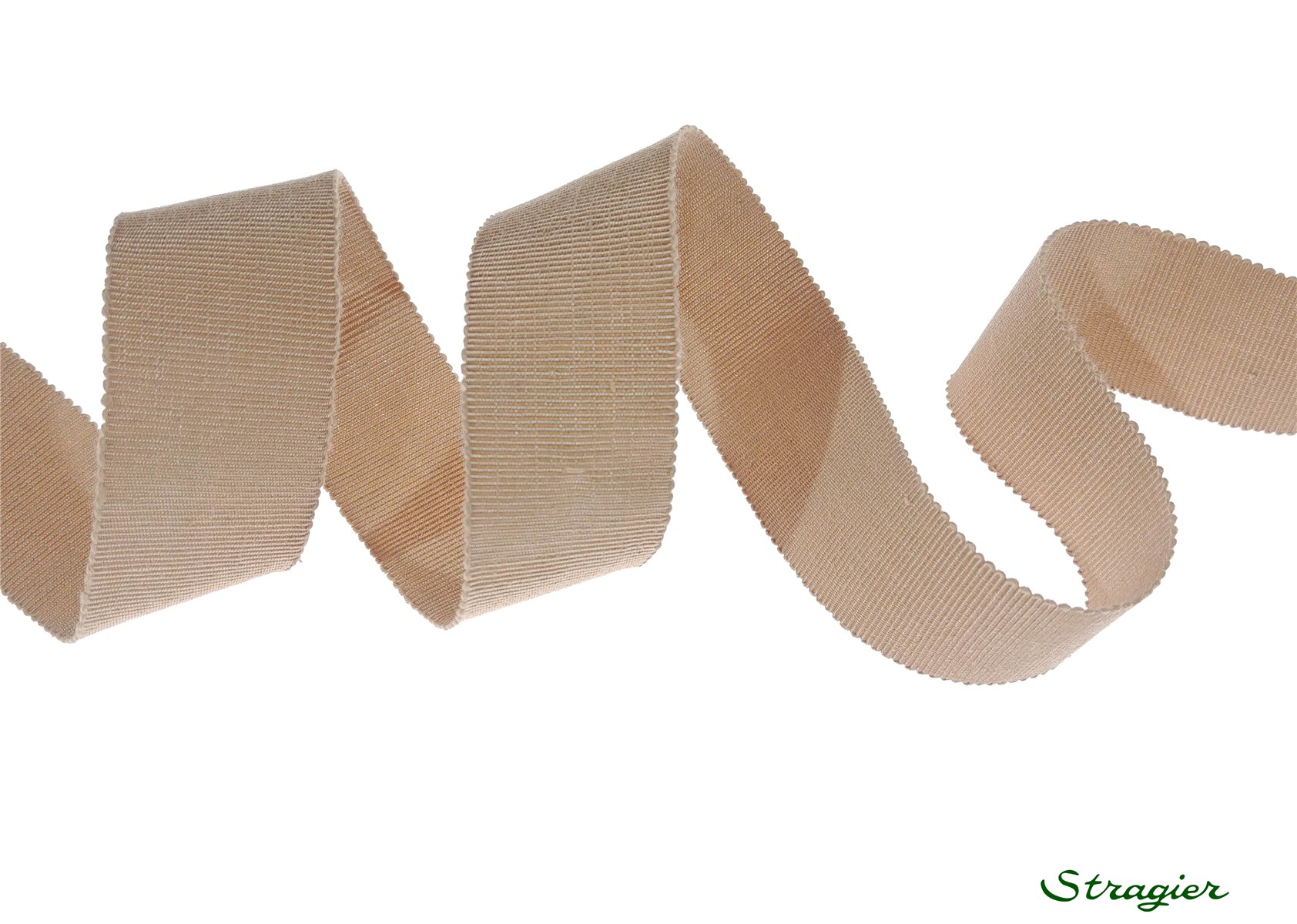 Grosgrain "Savoir-Faire" - Plain - Camel - 25 mm