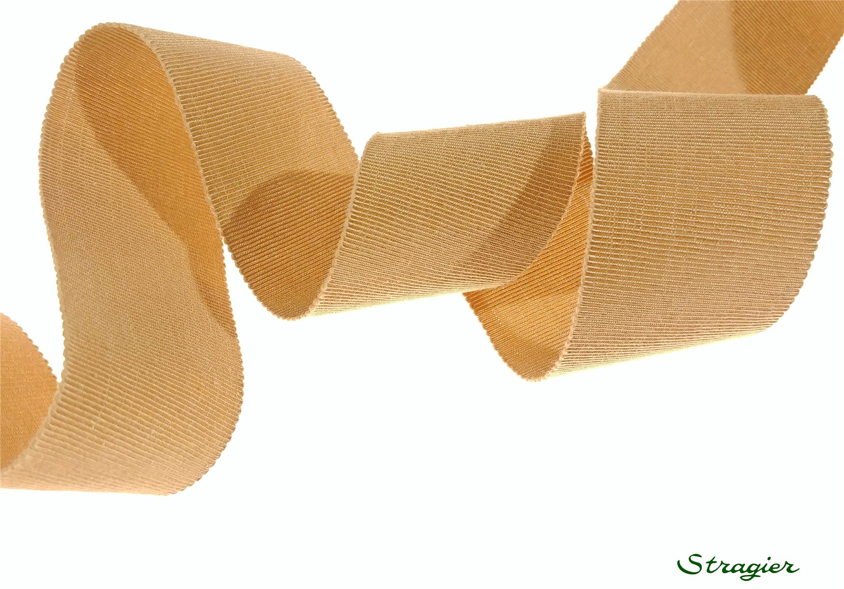 Gros Grain "Savoir-Faire" - uni - Camel - 38 mm