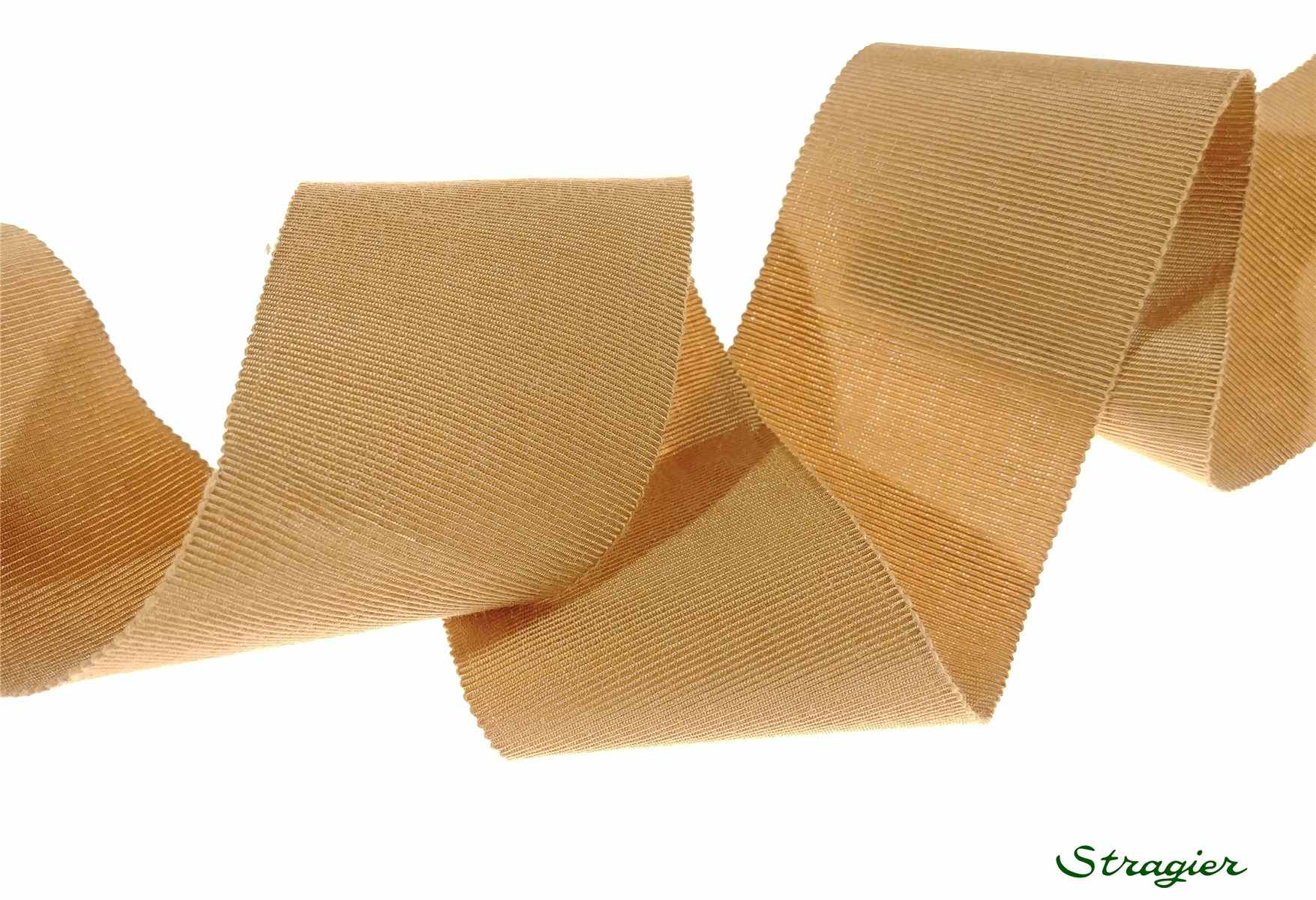 Grosgrain "Savoir-Faire" - Plain - Camel - 50 mm