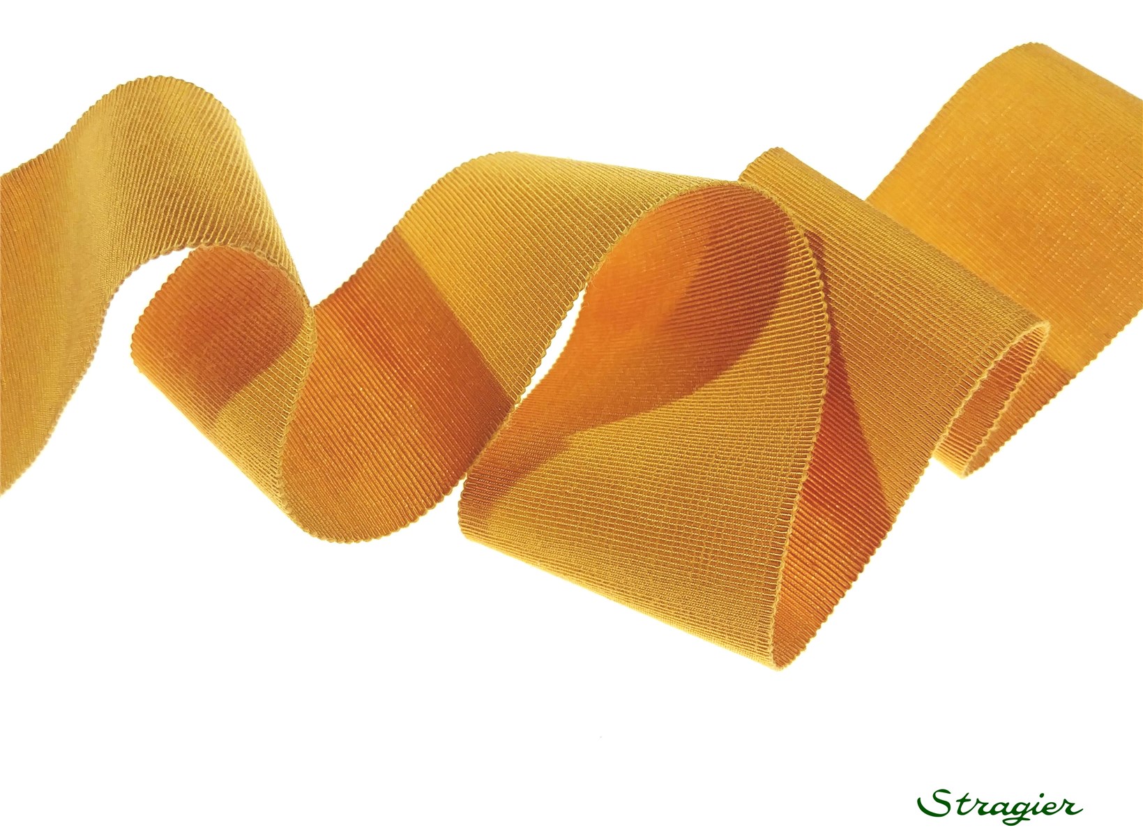Grosgrain "Savoir-Faire" - Plain - Gold - 50 mm
