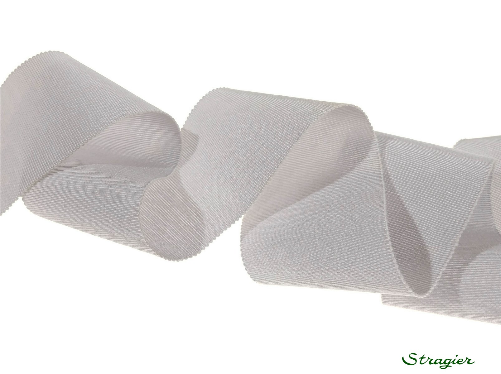 Grosgrain "Savoir-Faire" - Plain - Gris Perle - 50 mm