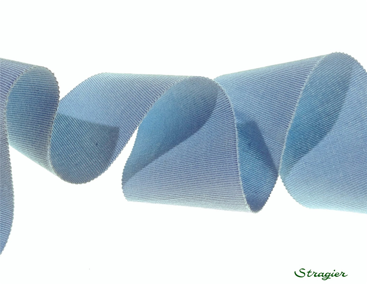 Grosgrain "Savoir-Faire" - Plain - Azur - 50 mm