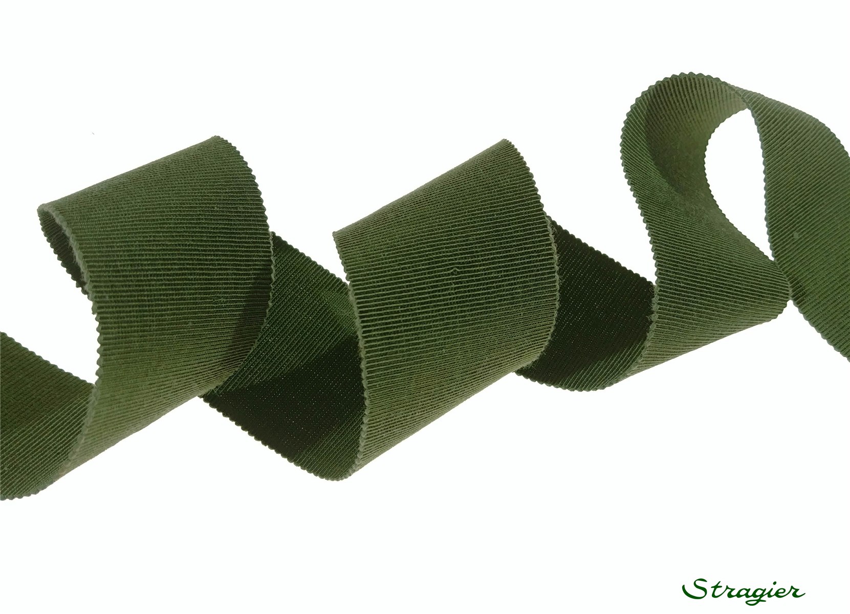 Grosgrain "Savoir-Faire" - Plain - Mousse - 38 mm