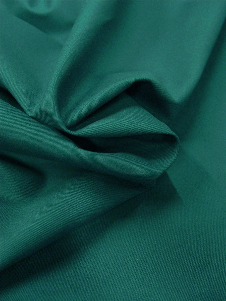 Coton sergé Soft - uni - Vert Canard 
