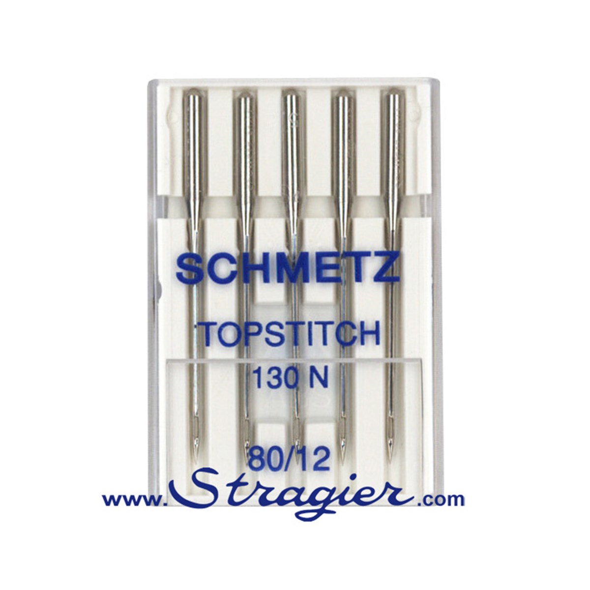 Aiguilles Machine Topstitch - 80/12 - 5pc