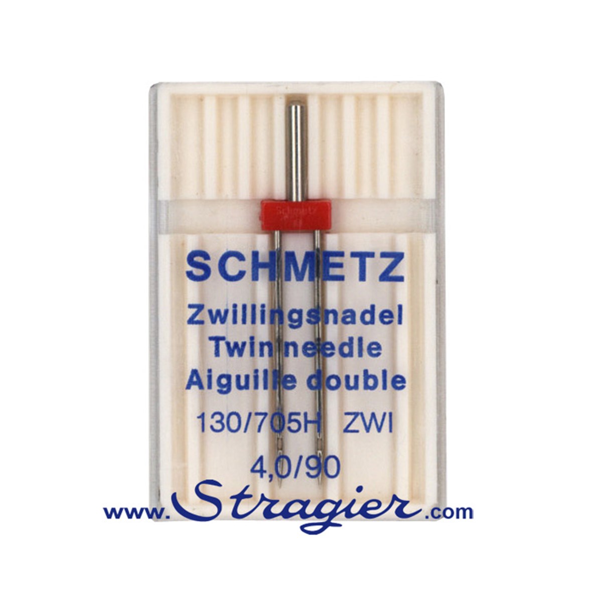 Aiguille Machine - Double - Standard - 90/4,0 - 1pc