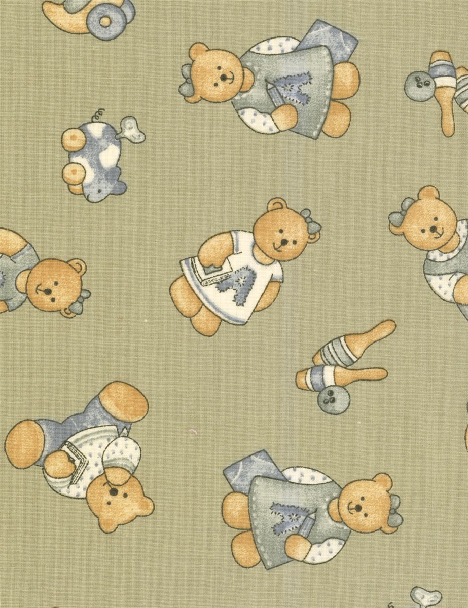 Popeline glacée - Nounours à l'école - 01 