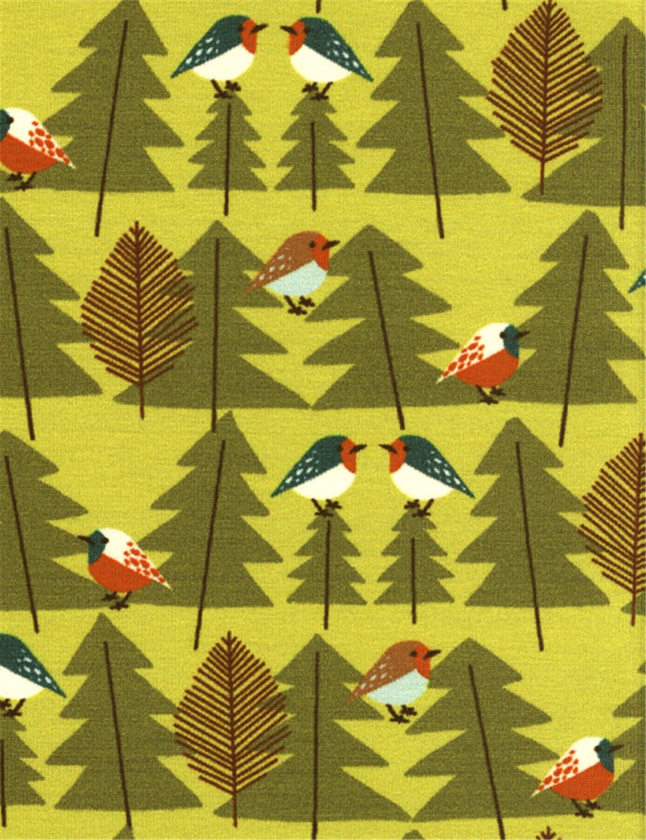 Cotton Jersey - stretch - Wallbird - 122
