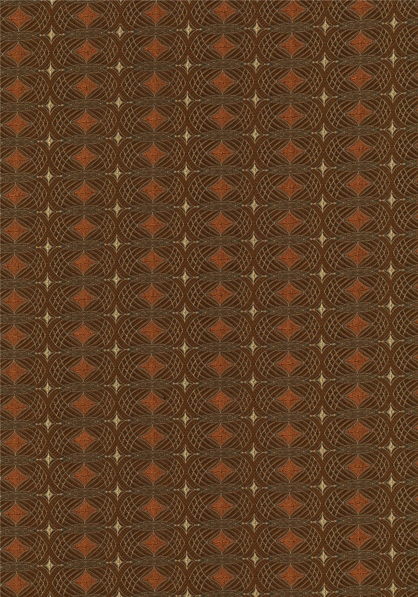 Silk Brocade - Graphe - Chocolat