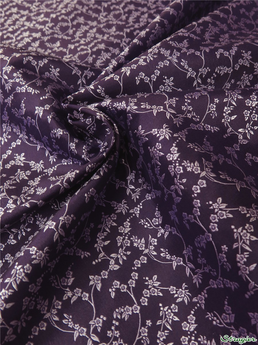 Brocart de Soie - Colibri - Mauve - Parme