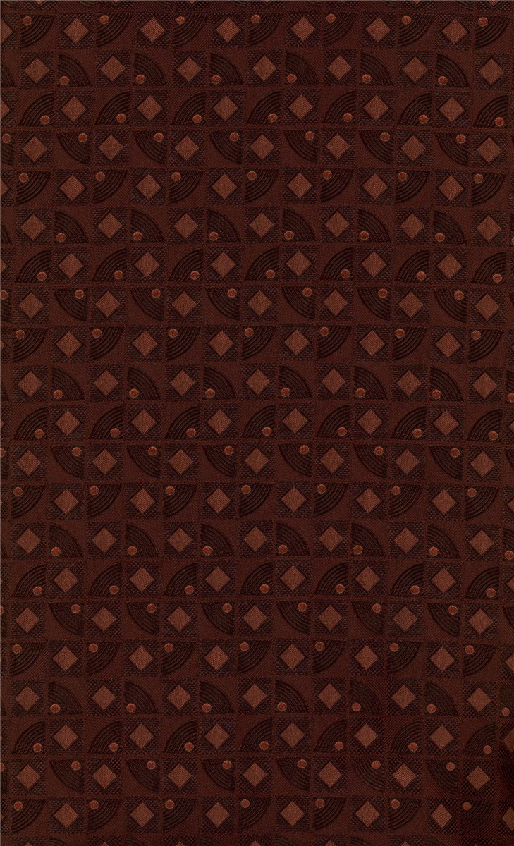 Brocart de Soie - Pave - Chocolat - Prune 