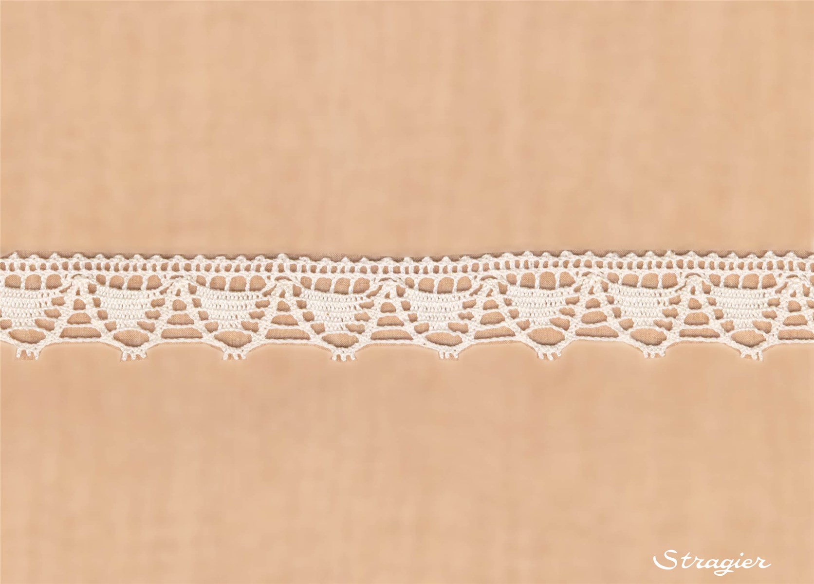 Dentelle coton - 011494 - Ecru - 25 mm