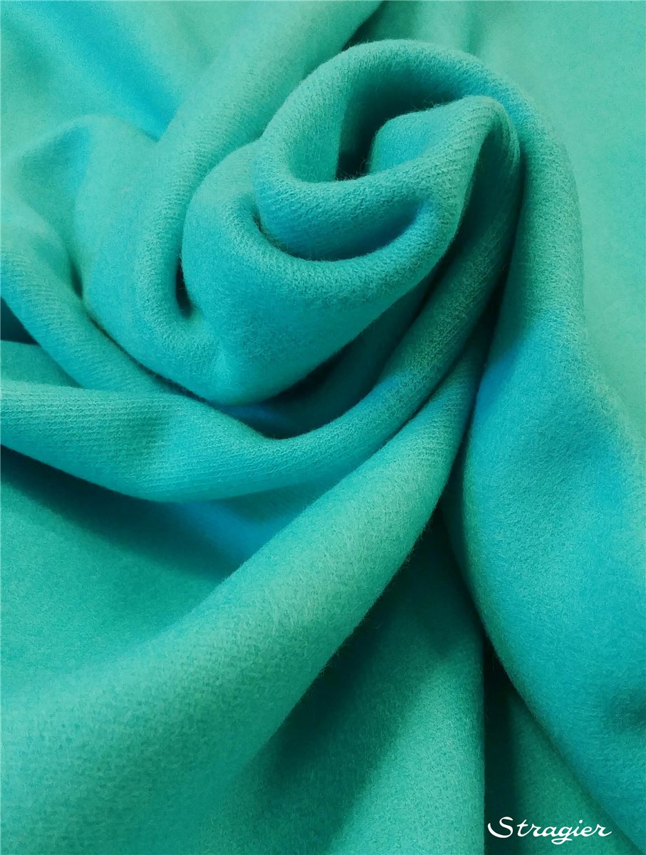 Knitted Fabric - Sweatshirt - extra quality - Plain - Turquoise verte