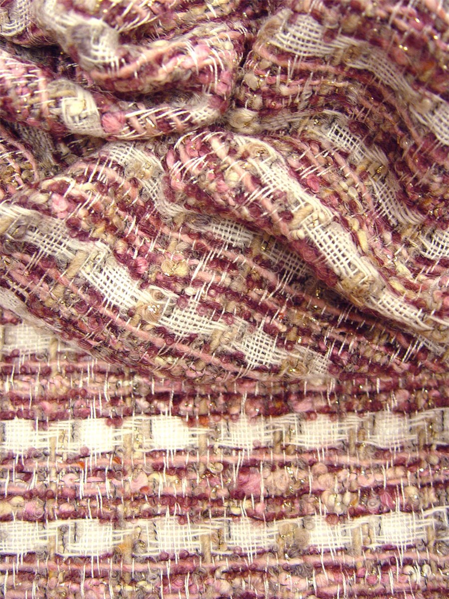 Tweed Laine et Soie - 011624 - Framboise 