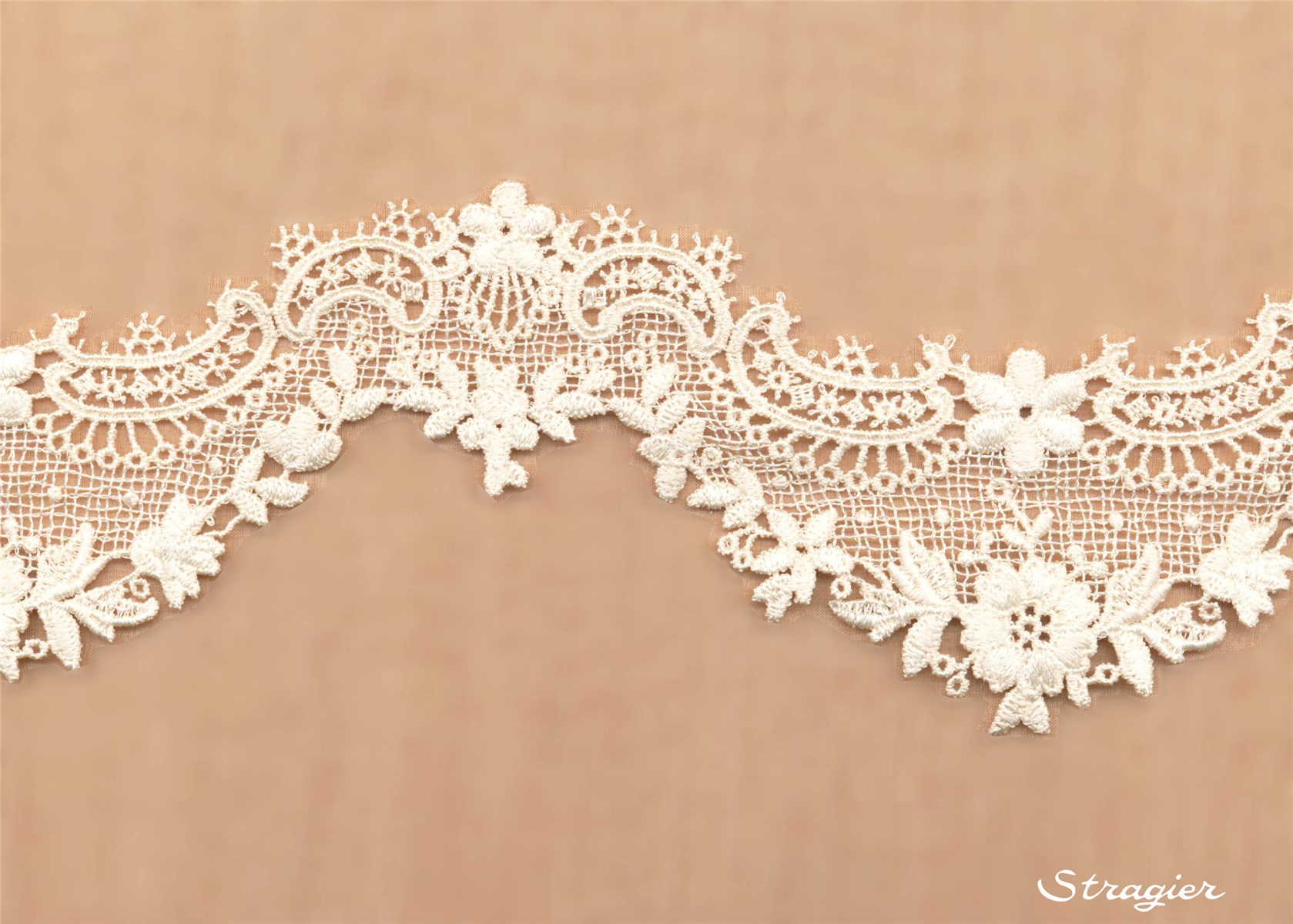 Guipure Lace - Julie - Champagne - 90 mm