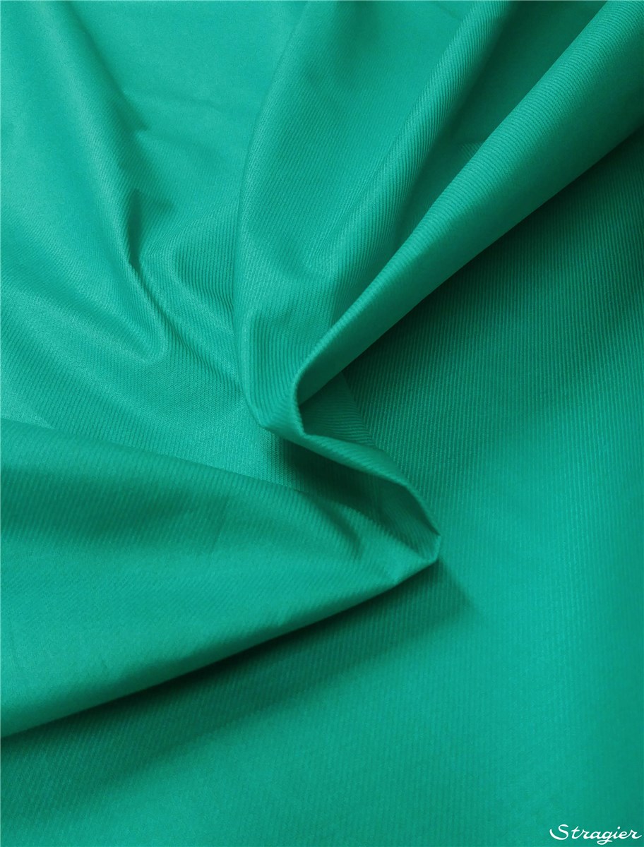Imper Coton Gabardine - uni - Turquoise 