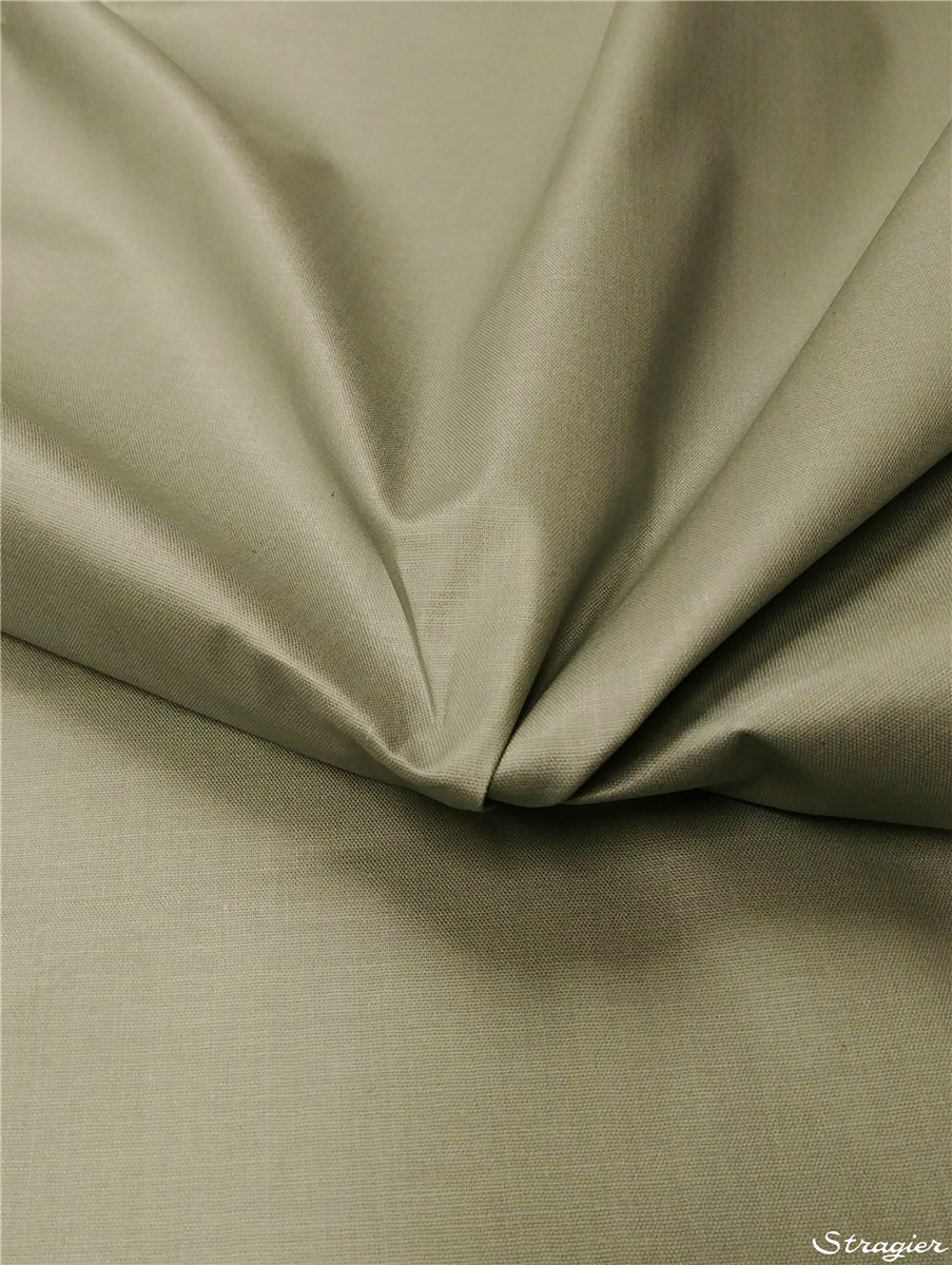 Imper Coton ciré - uni - Gris Vert 