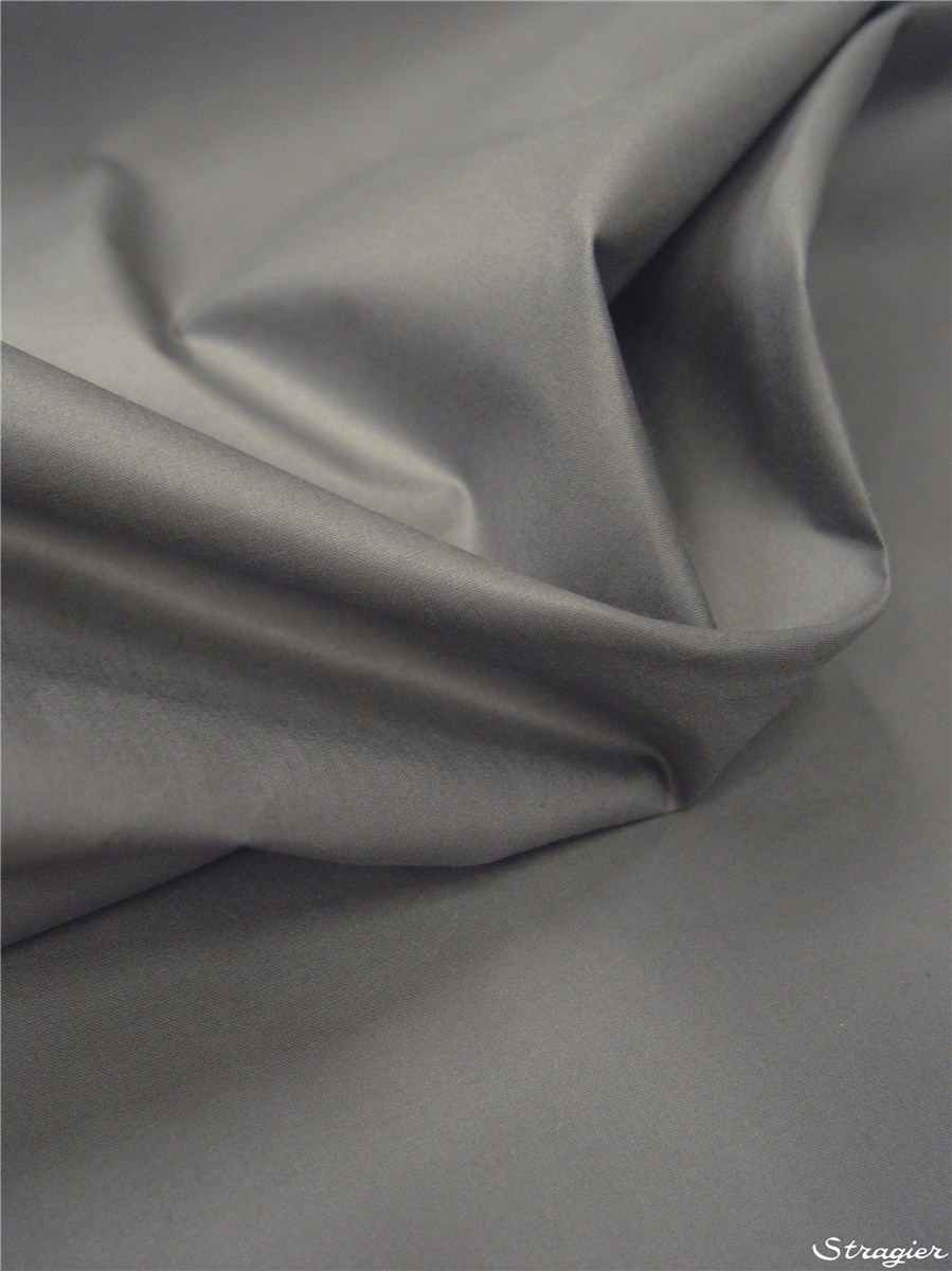 Imper Coton ciré - uni - Gris Acier