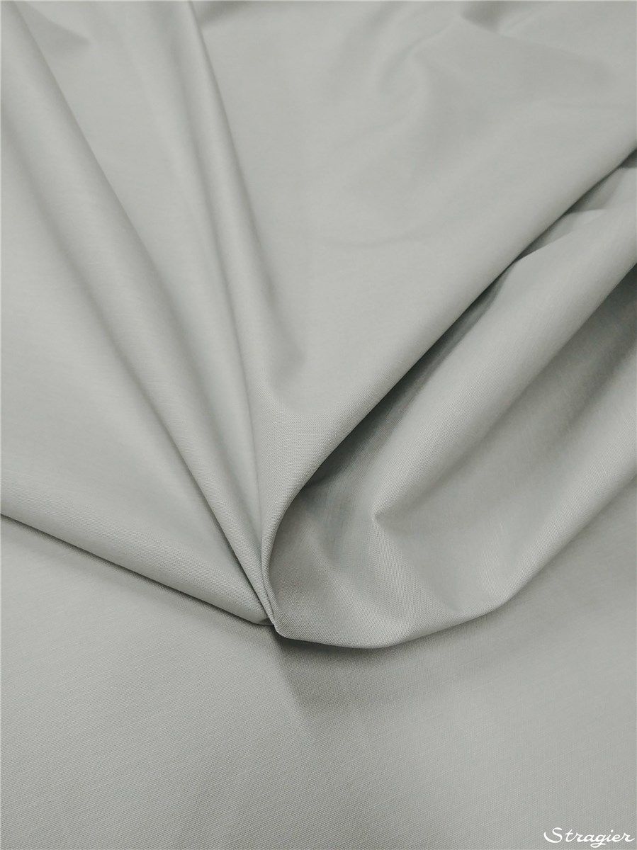 Cotton - waterproof - blended - Plain - Gris Clair