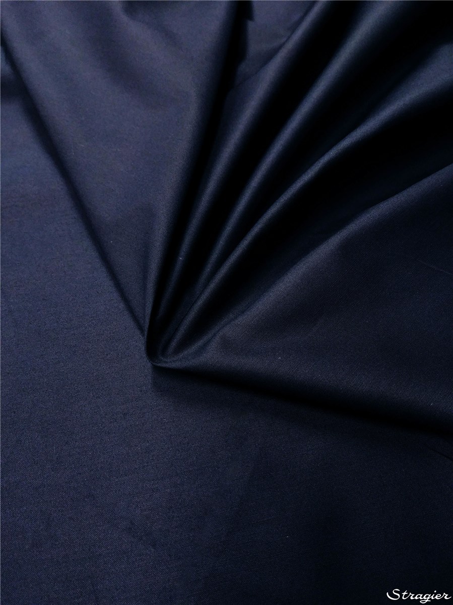 Cotton - waterproof - waxed - Plain - Bleu Nuit