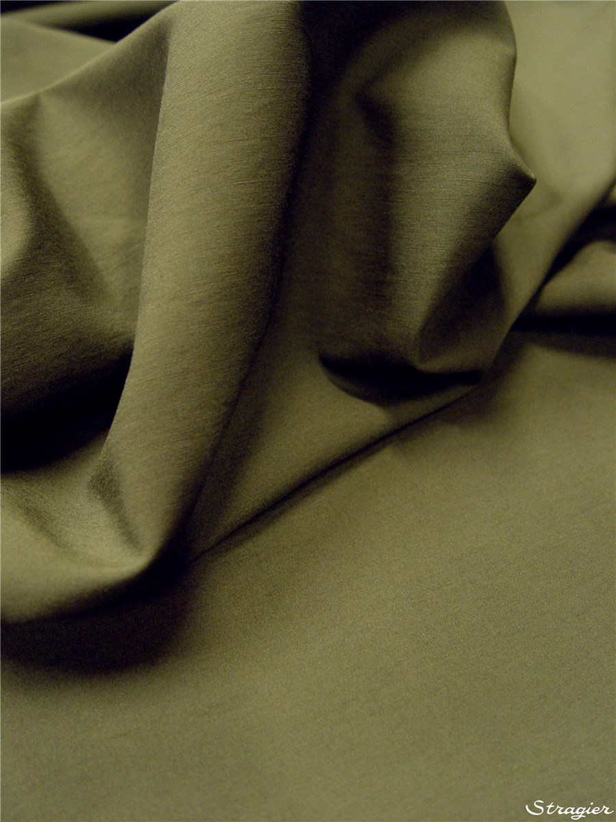 Cotton - waterproof - blended - Plain - Kaki