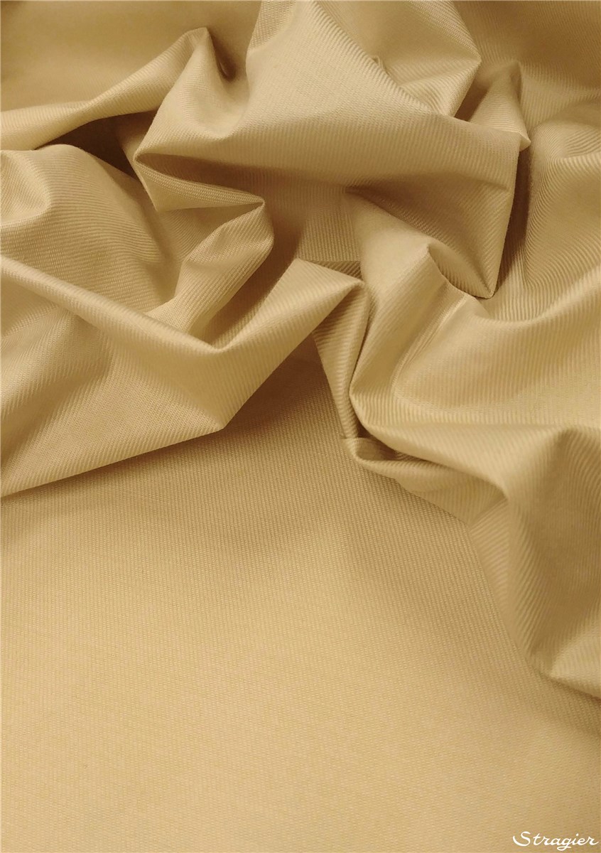 Cotton Gabardine - waterproof - Plain - Beige