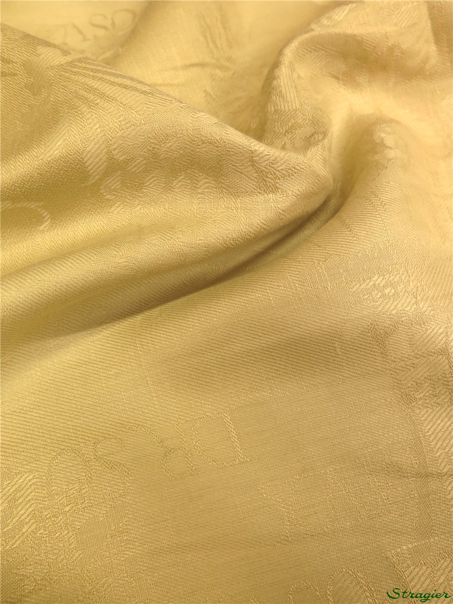 Long Staple Damask Linen - Trianon - Beige Sauge - 180 cm