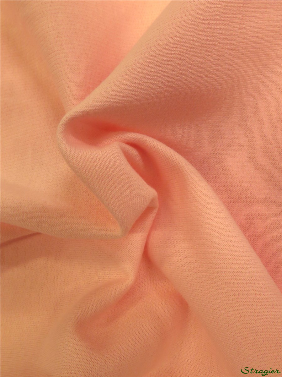Cotton Sweatshirt Fabric - Plain - Rose Pastel
