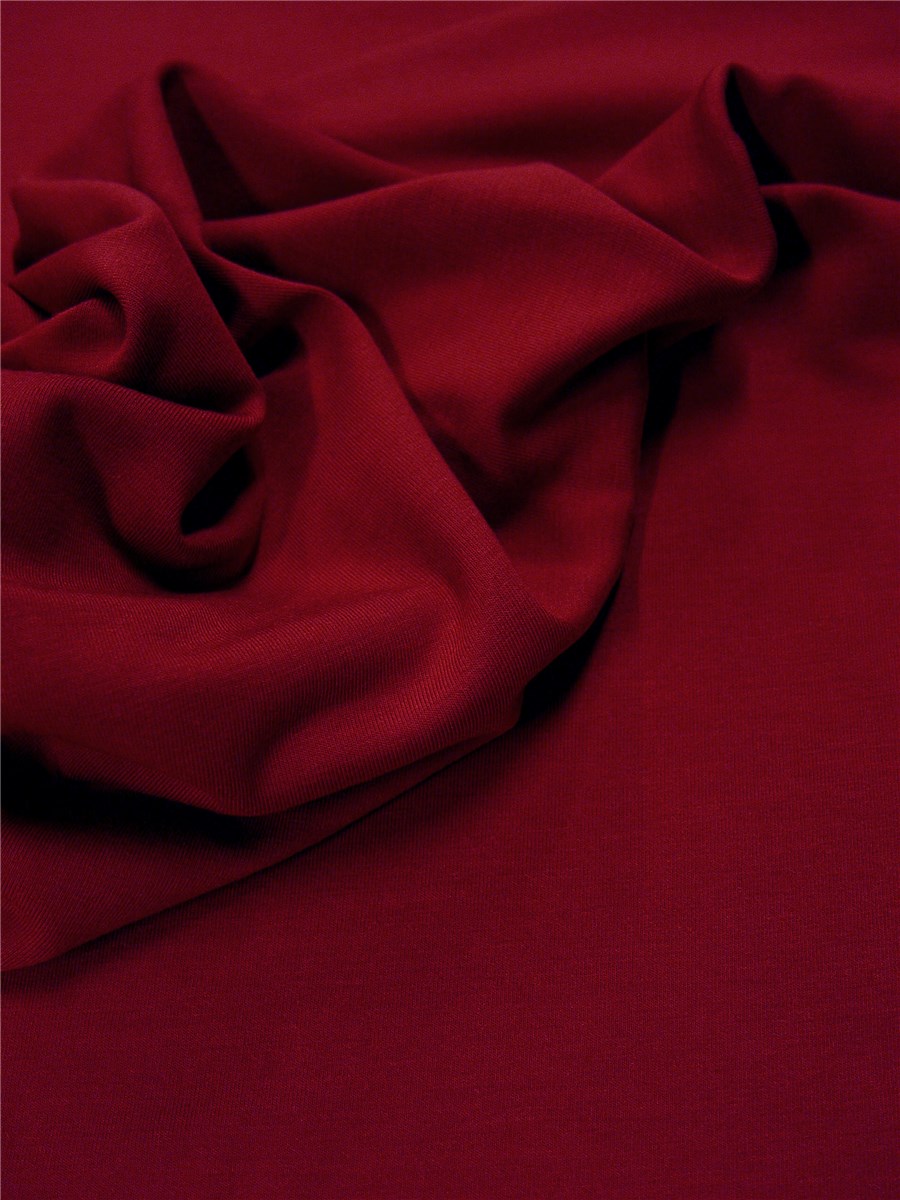 Jersey Extra-Soft - Uni - Bordeaux