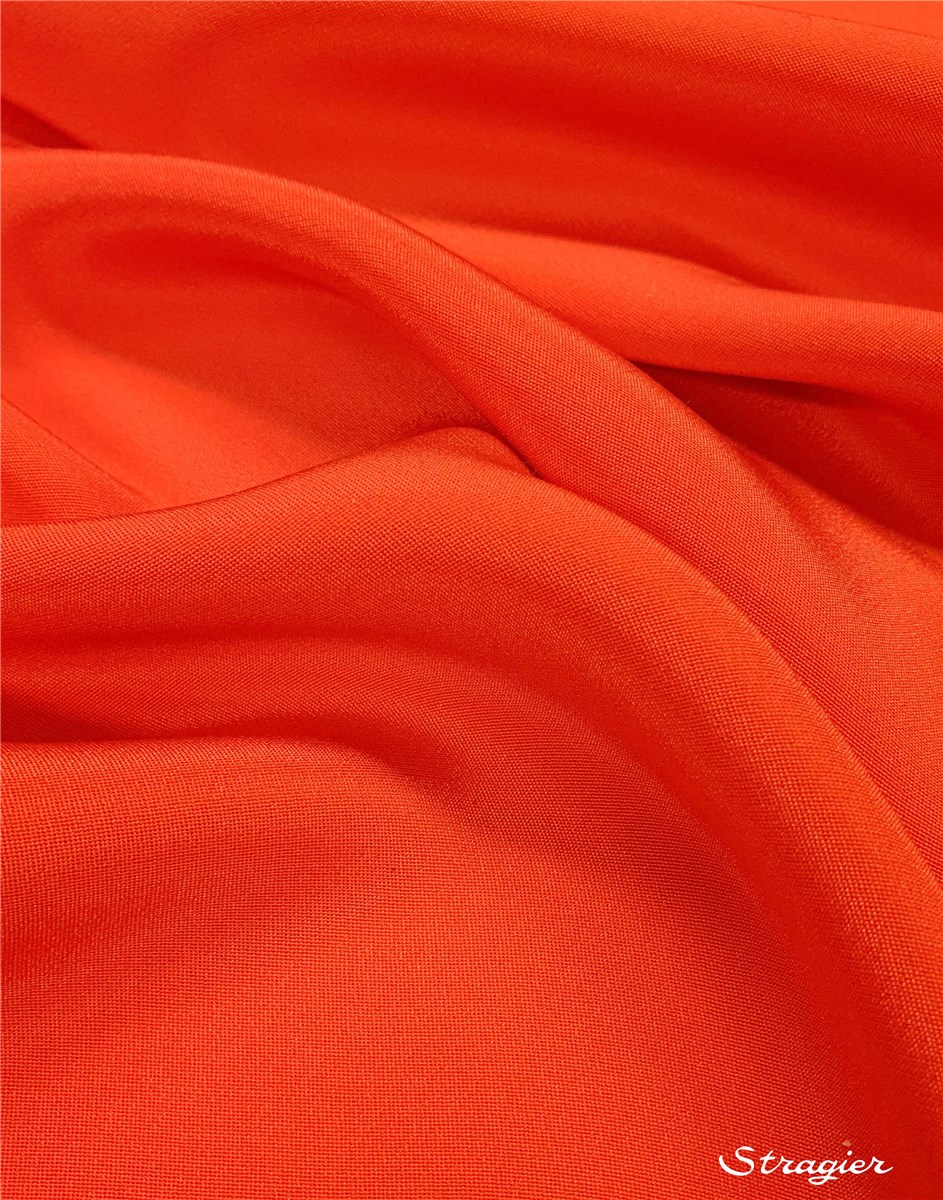 Silk Marocain Crepe - Plain - Wolfberry