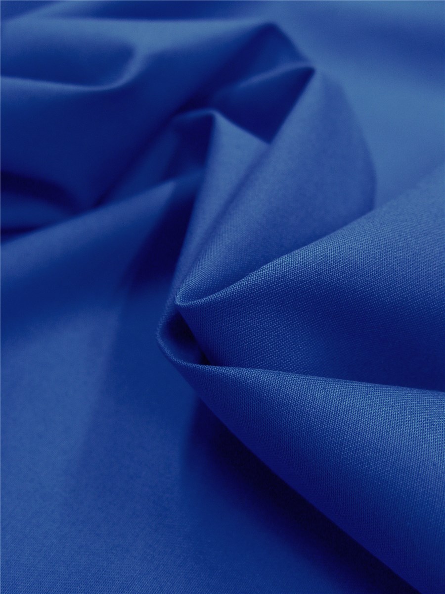 Coton sergé Soft - uni - Bleu Roi