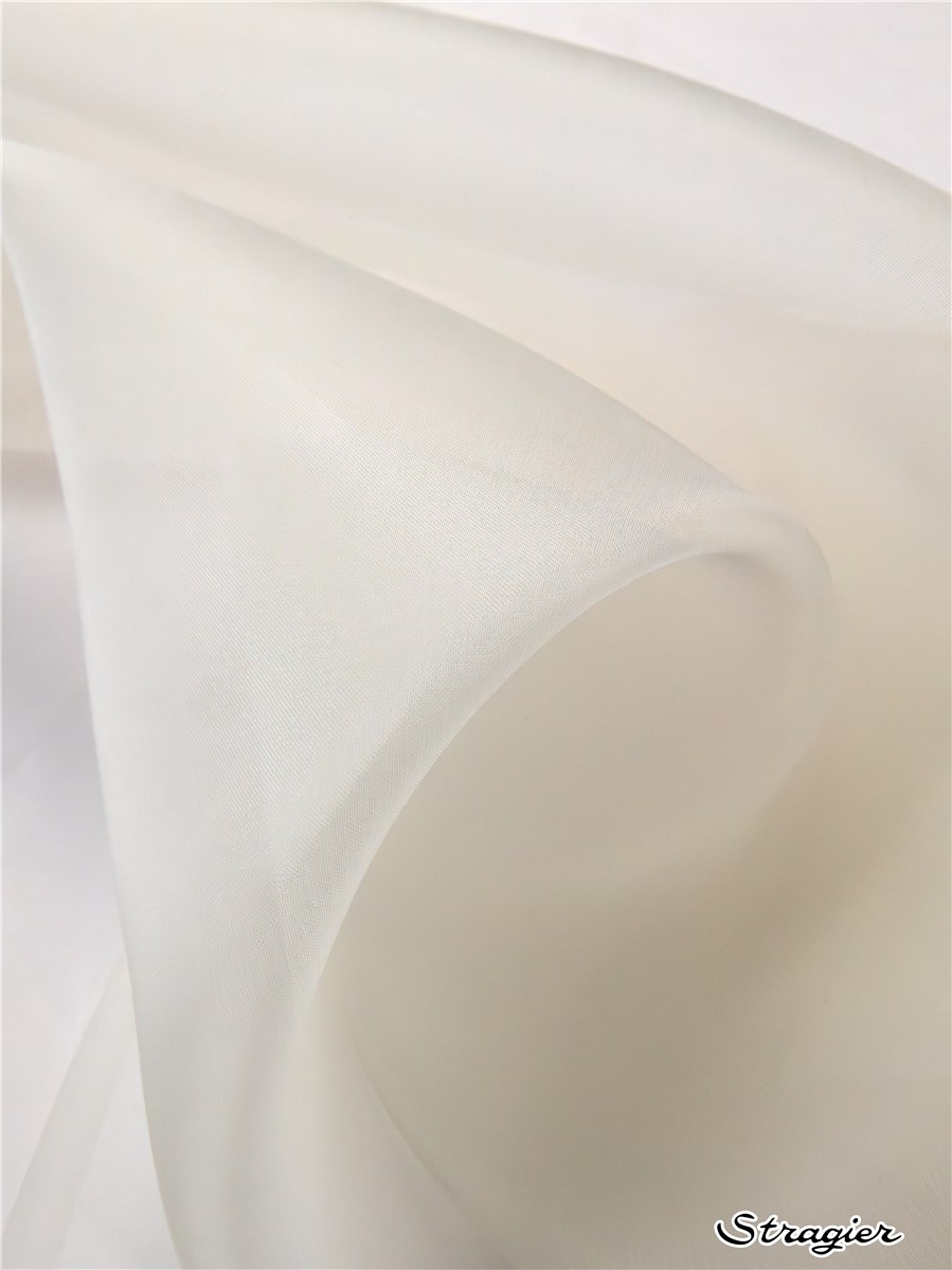 Organza - Couture - Plain - Eggshell