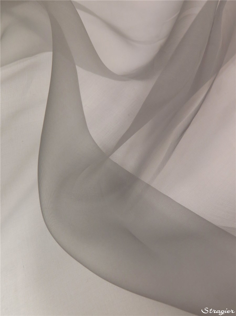 Organza Couture - uni - Steel 