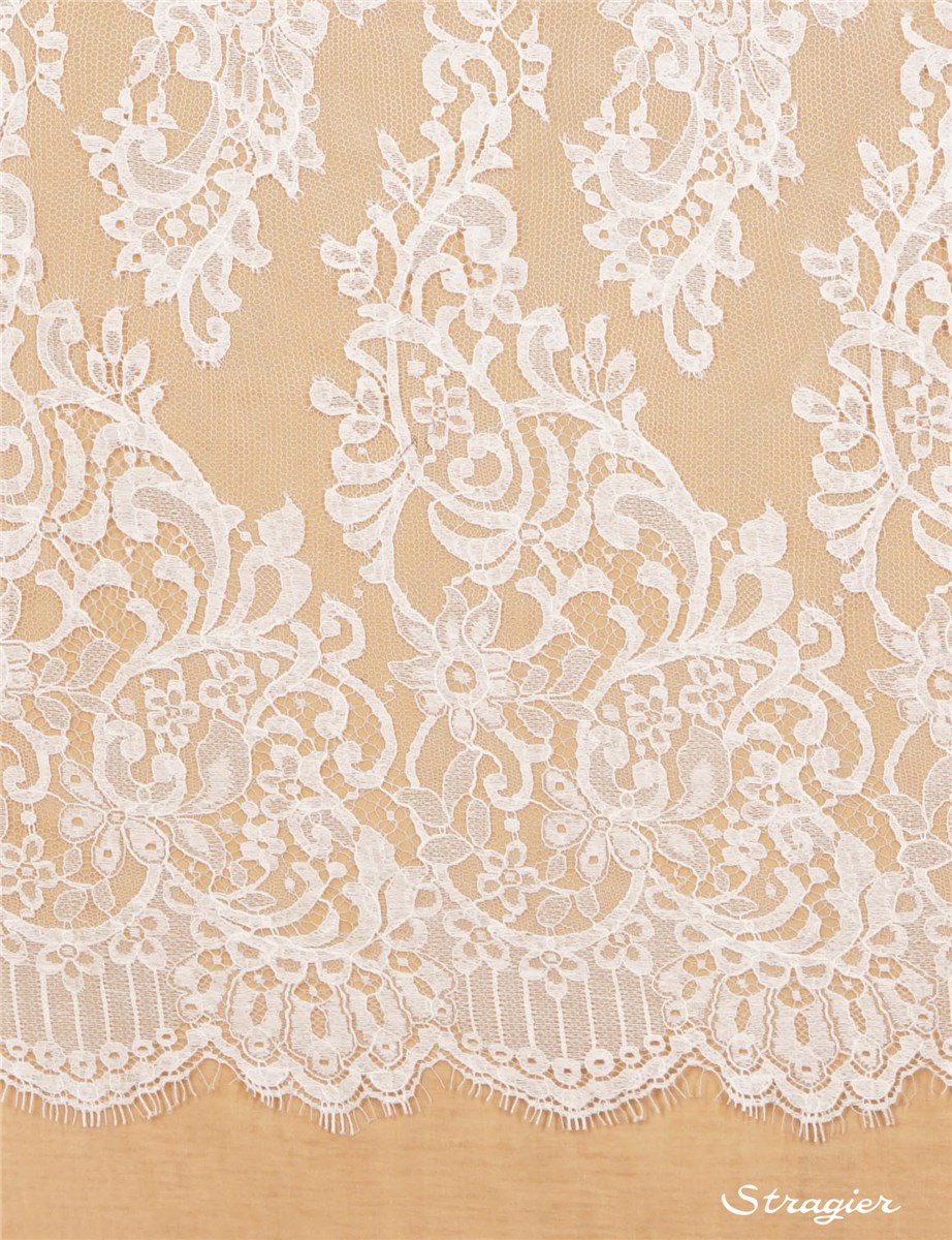 Calais Lace - Sonate - Ivoire Stragier - 130 cm