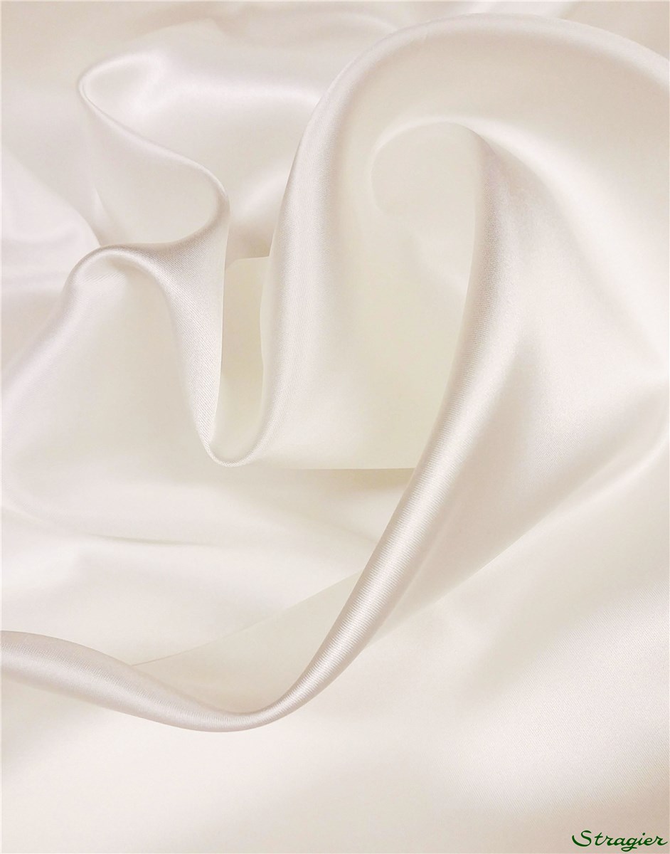 Satin Lining - Plain - Porcelaine