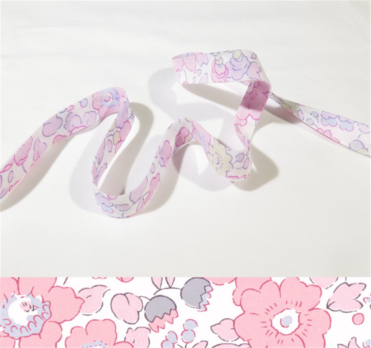 Biais Liberty - 2019 Betsy - Rose Buvard - 10 mm