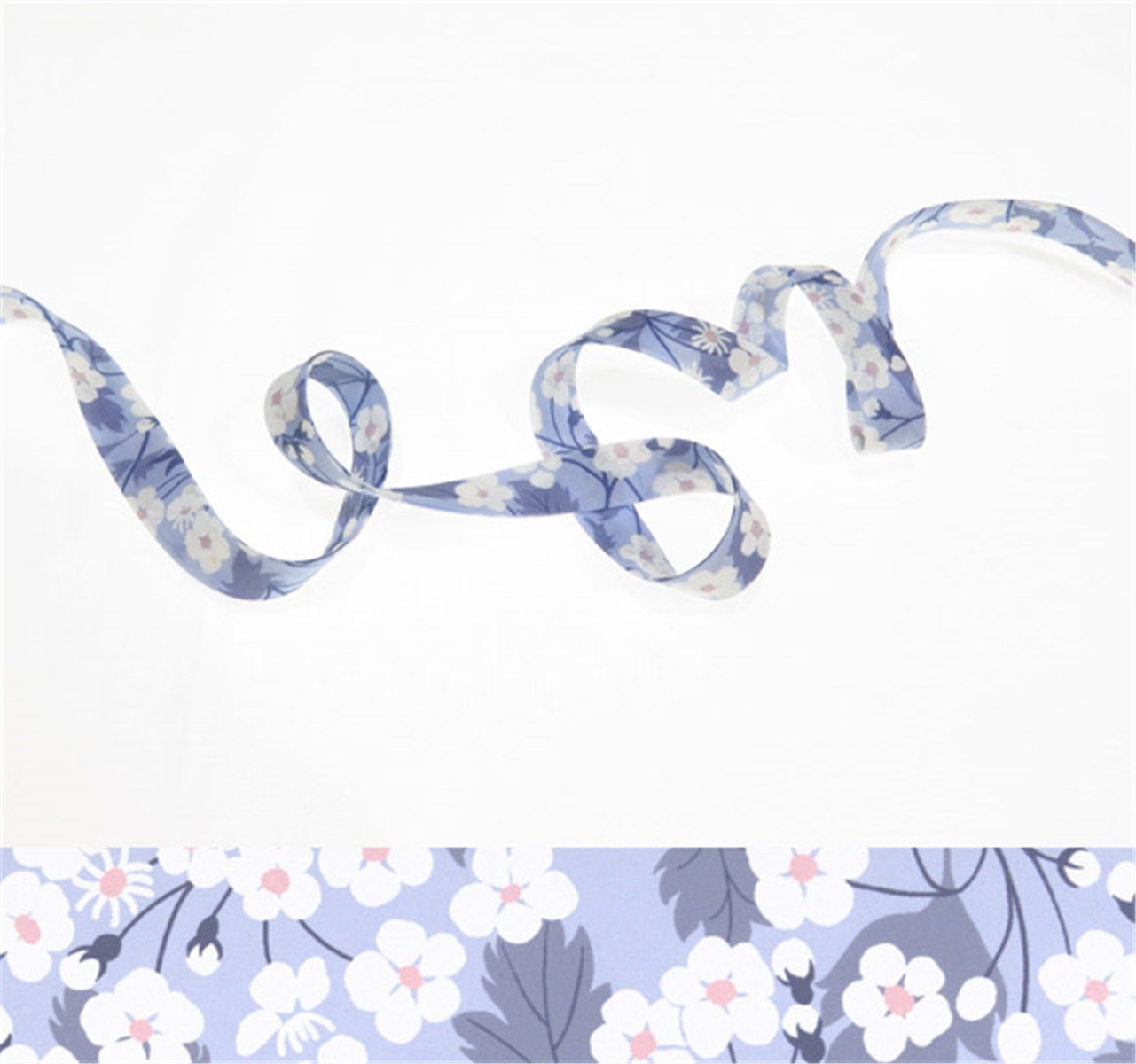 Biais Liberty - 1033 Mitsi - Jacinthe Bleue - 10 mm