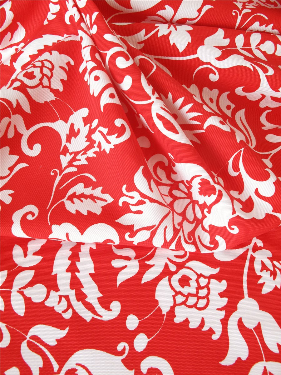 Coton natté Haute Couture - Soliste - Rouge Corail