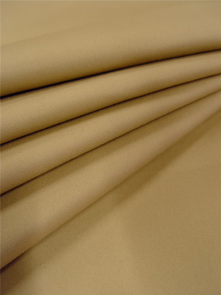 Coton sergé extensible - uni - Nuts 