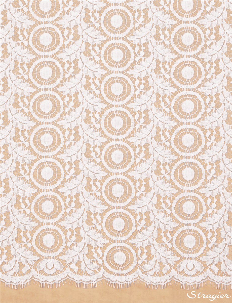 Dentelle de Calais - Noce - Ivoire Stragier - 90 cm