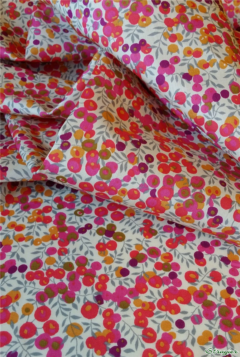 Liberty Tana Lawn - 9009 Wiltshire - Fluo Thé 