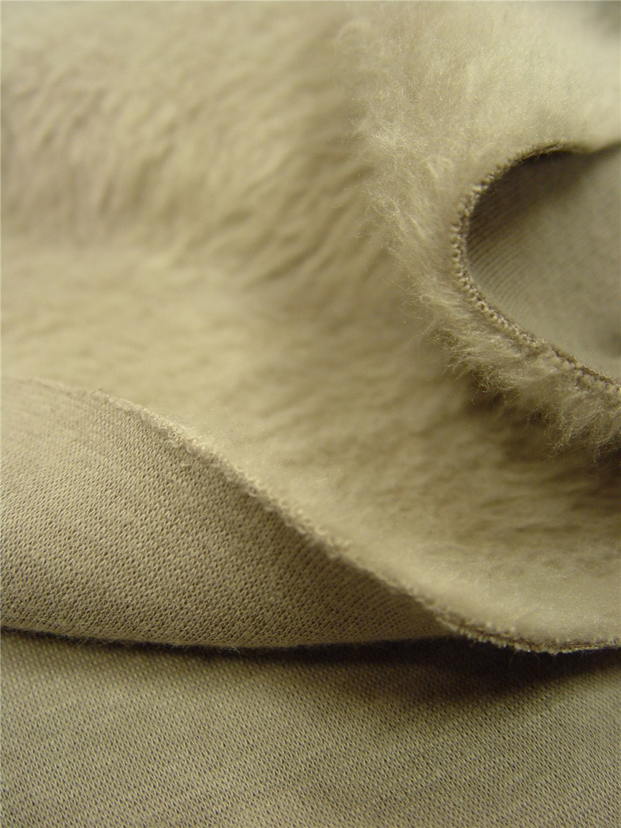 Teddysoft double-face - uni - Grège