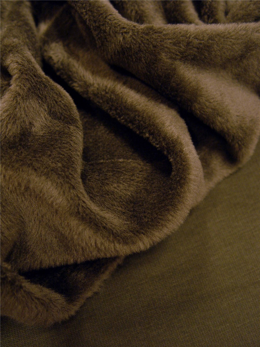 Teddysoft Fabric - Double Face - Plain - Taupe