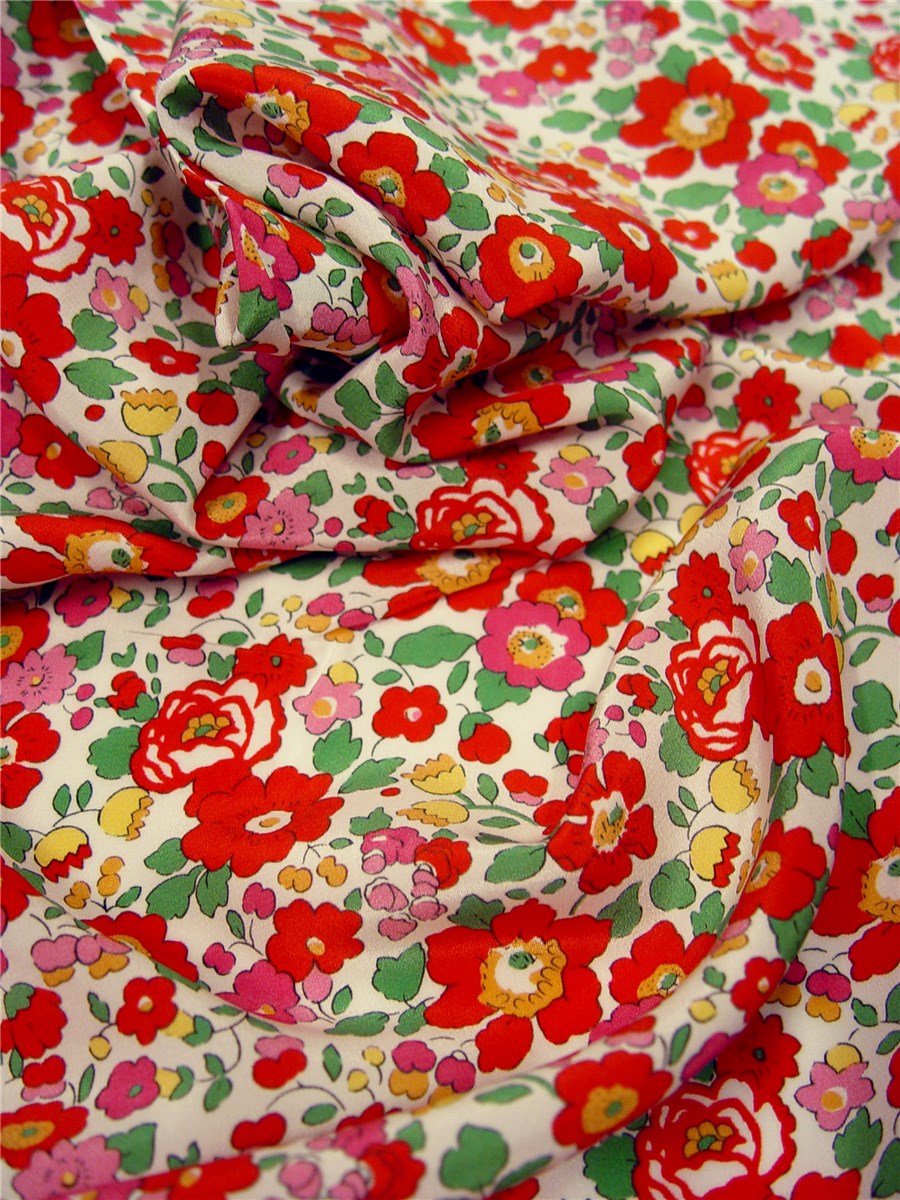 Crêpe de Chine en Soie Liberty - Betsy - S